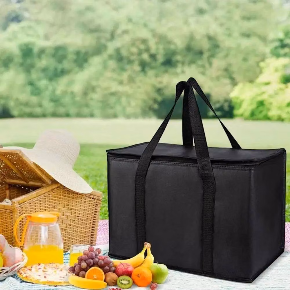 Kelvenix Large Insulated Collapsible Cooler Bag in Black – 3