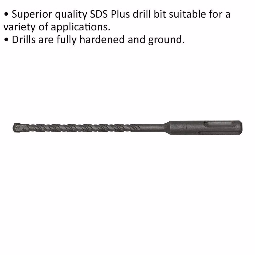 Loops SDS Plus Drill Bit, Grey and Multicolour, Diameter: 6.5 mm, Length: 160 mm – 2