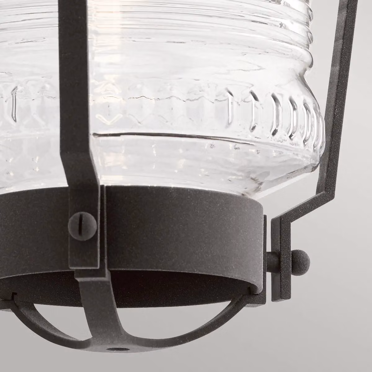 Kichler Chance Harbor Outdoor 1 Light Wall Lantern in Weathered Zinc Grey IP44 – 3