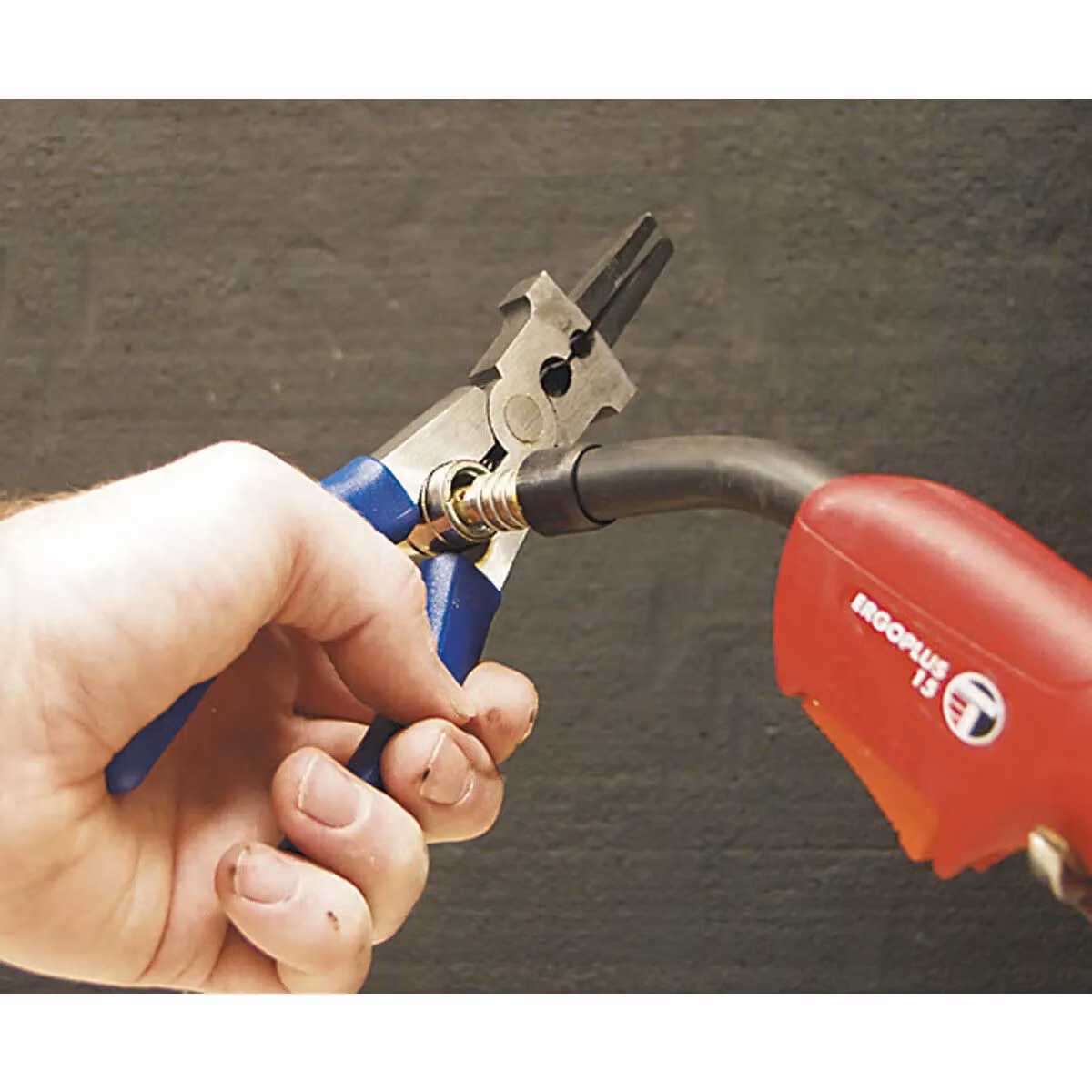Loops Long Nose Drop Forged Welding Pliers with Spring Loaded Handles, Fully Insulated, Blue and Multicolour Steel – 2