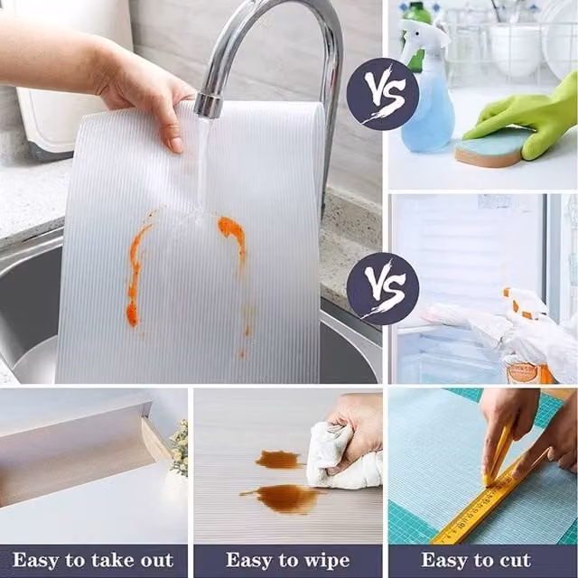 PAWNORA White Drawer and Shelf Liner Mat, W: 60 cm, L: 500 cm – 1
