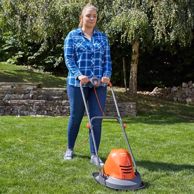 Flymo Hovervac 250 Orange Mains Powered Vacuum with Collection Bag