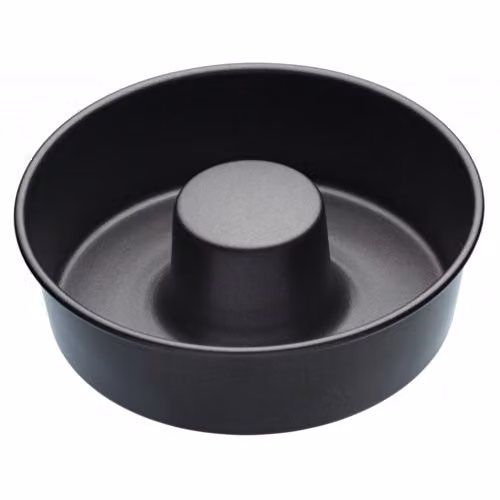 MasterClass Non-Stick Round Carbon Steel Ring Cake Tin, Grey