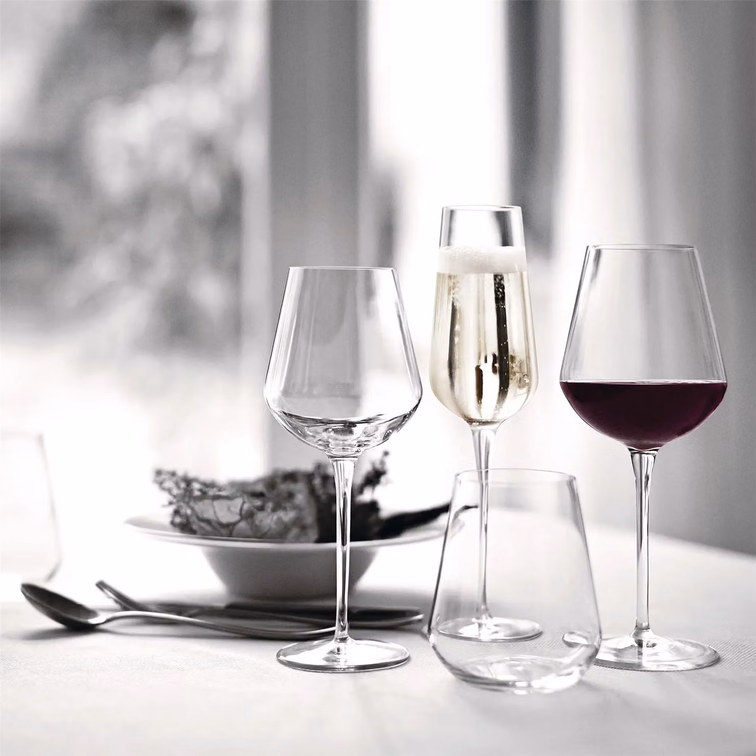 Bormioli Rocco Inalto Uno Champagne Flutes, 285ml, Pack of 6, Transparent – 3