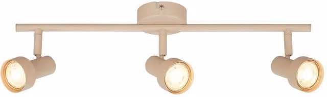 Briloner Beige Metal Adjustable Ceiling Spotlight for GU10 Bulbs, W: 47.5 cm
