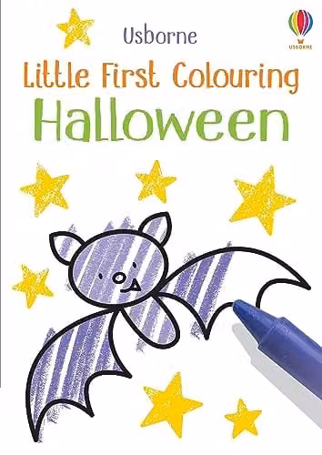 Usborne Little First Colouring Halloween Colouring Book for Kids Ages 3-5 Multicolour