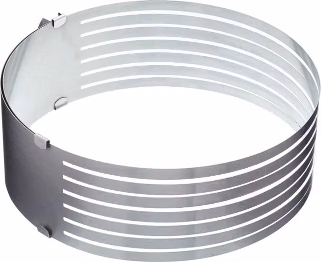 KitchenCraft Adjustable Round Cake Slicer Layer in Silver Stainless Steel