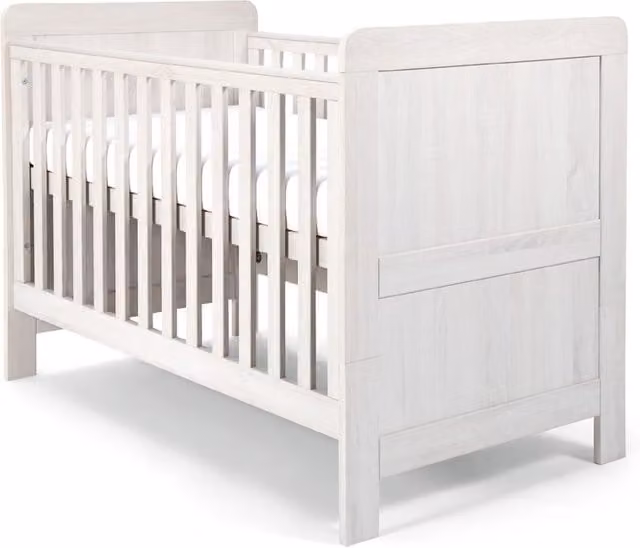 Mamas & Papas Atlas Classic Cotbed with Drop Side in White