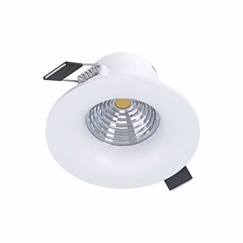 Loops White Round Aluminium Recessed LED Downlight 6W