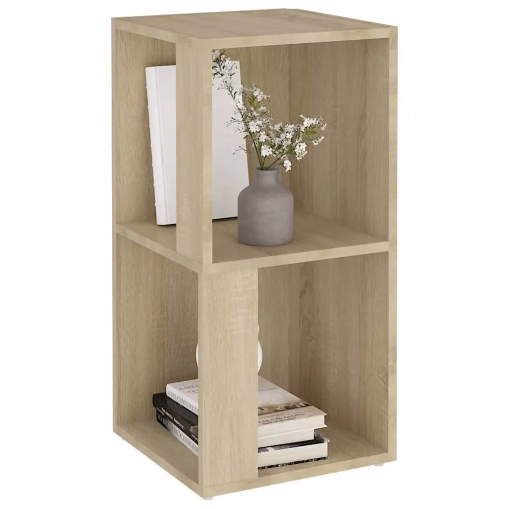 Berkfield Home Corner Cabinet in Sonoma Oak, Brown, W/D/H: 33 x 33 x 67 cm – 2