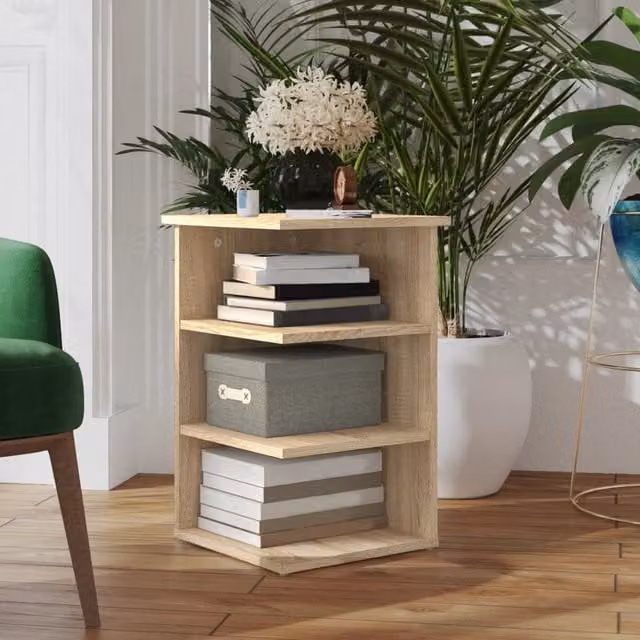 Berkfield Home Sonoma Oak Side Cabinet in Brown, W/D/H: 35 x 35 x 55 cm – 1