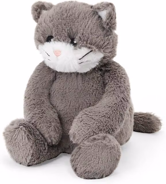 Grey Cat Plush Softie Toy