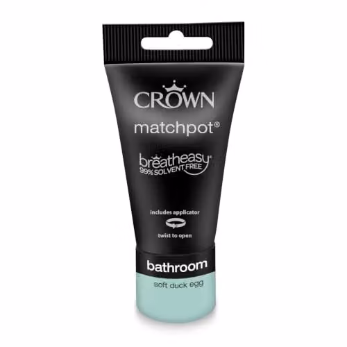 Crown EASYCLEAN Duck Egg Anti Mould Bathroom Tester Sample 40ml – 3