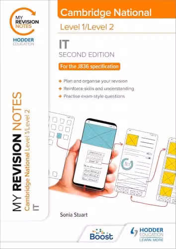 Hodder Education My Revision Notes: Level 1/Level 2 Cambridge National in IT Second Edition Multicolour