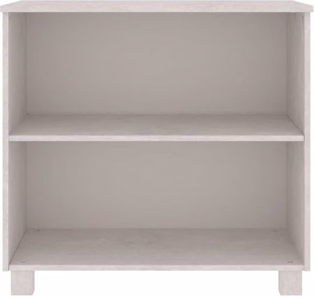 Berkfield Home Hamar White Sideboard in Solid Pine Wood, W/D/H: 85 x 35 x 80 cm – 1