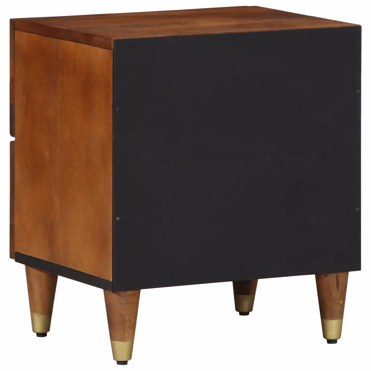 Berkfield Home Bedside Cabinet in Honey Brown Solid Sheesham Wood, W/D/H: 40 x 33 x 46 cm – 3