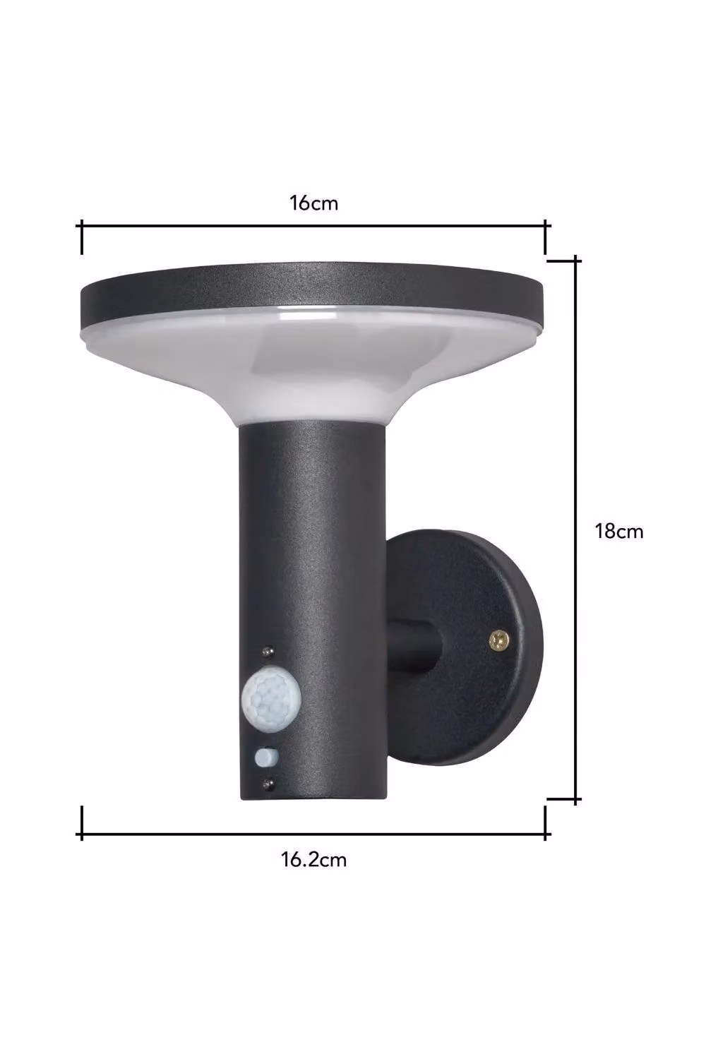 BHS Lighting Tarak Solar LED Outdoor Wall Light with Motion Sensor, Black – 4