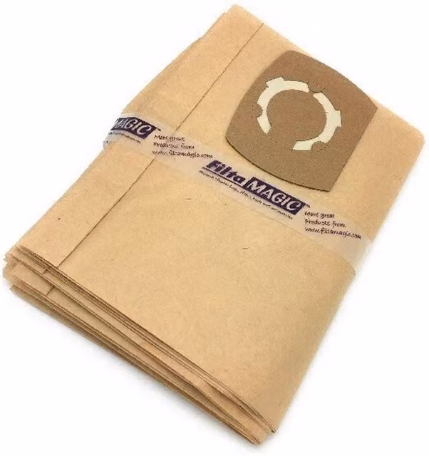 SPETLEK Replacement Bags for Parkside PNTS 1400, 1500 and 30 Series, 30 Litre, Brown, Pack of 5