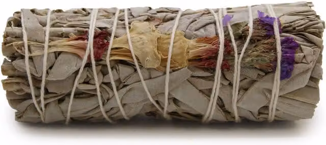 KDMD Good Vibes Organic Sage Smudge Stick, White, 10 cm – 2