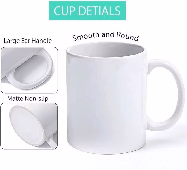 SPETLEK White Ceramic 11oz Coffee Mug
