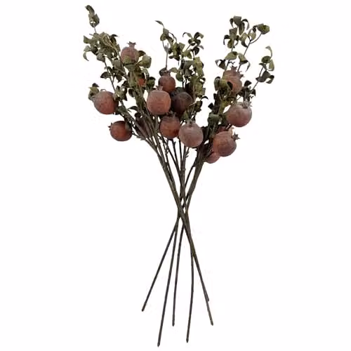 Leaf UK Red Organic Floral Artificial Flowers for Tabletop – 3