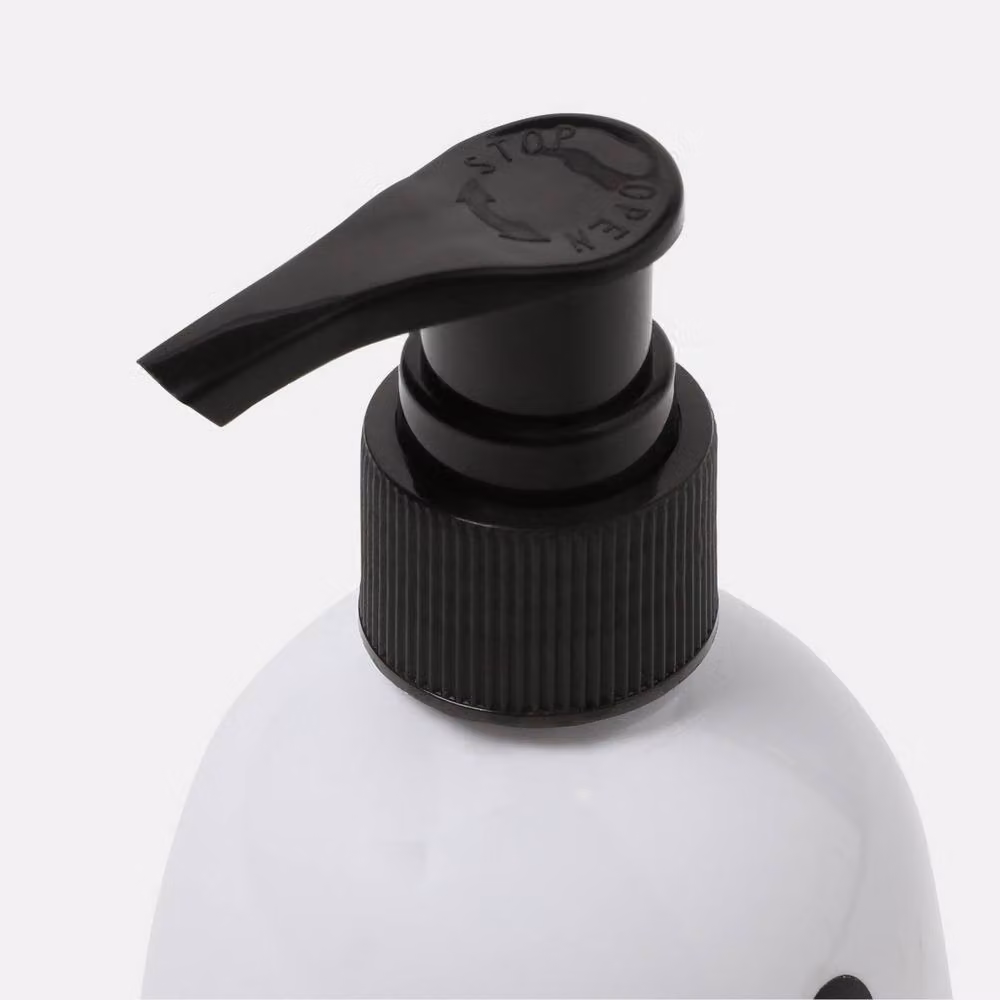 OHS 2 Pack Ghost Refillable Pump Dispenser Bottles in White – 2