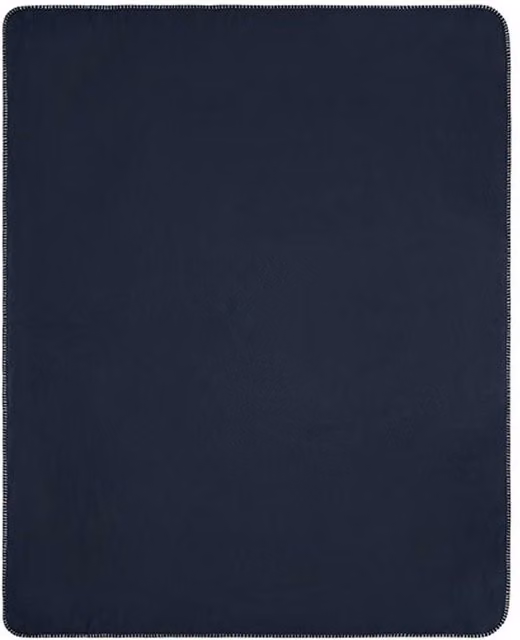 James and Nicholson Plain Blue Fleece Blanket