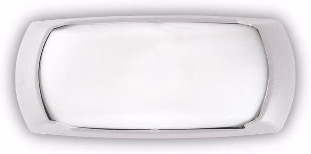 Netlighting Francy Modern Rectangular Outdoor Wall Light in White, IP66, E27 Up/Down Lighting