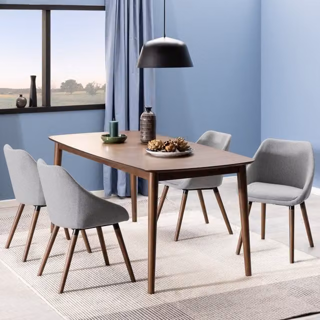 Furniture To Go Montreux Extendable Rectangular Dining Table in Walnut Wood