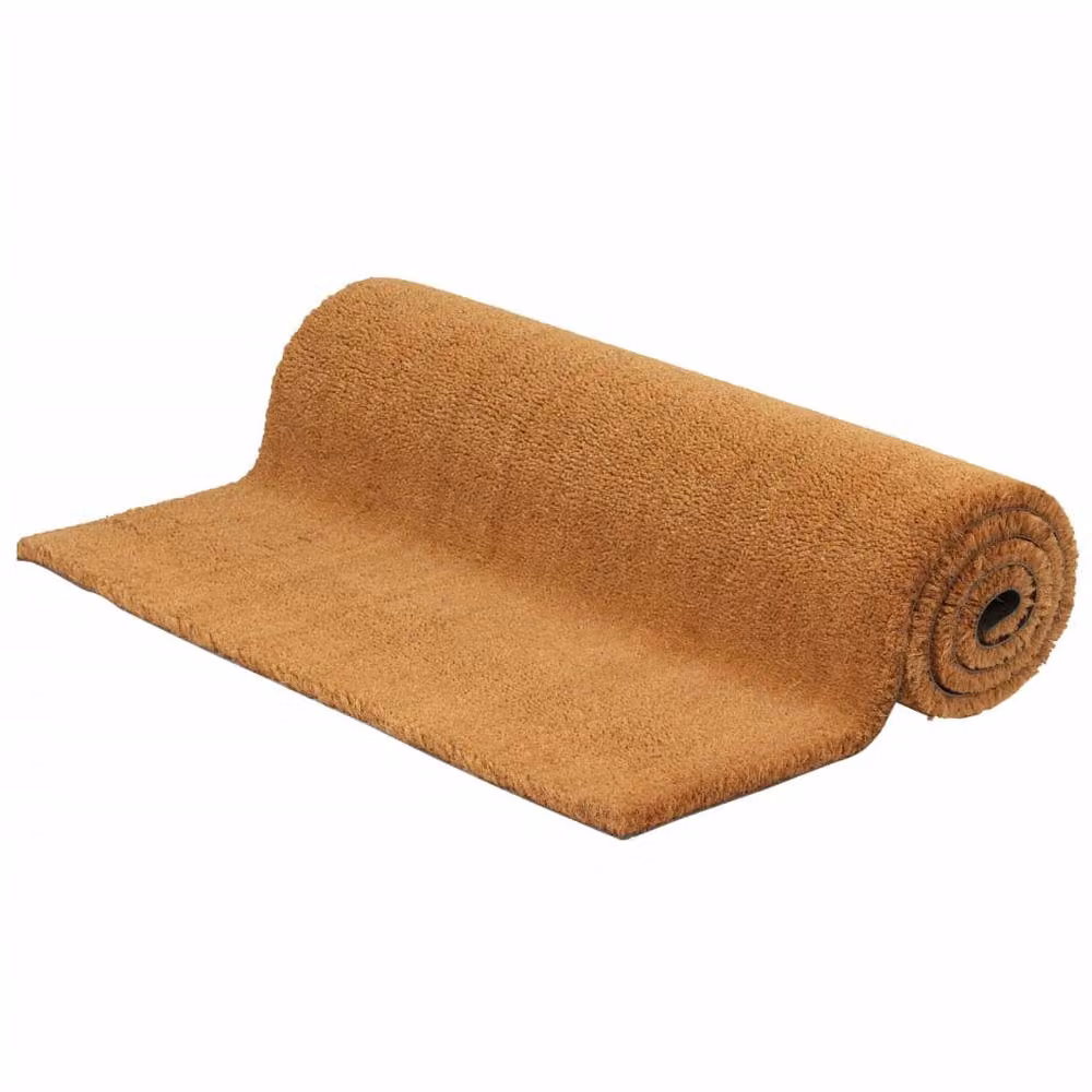 Berkfield Home Durable Weatherproof Coir and PVC Door Mat, Brown, W: 100 cm, L: 200 cm – 2