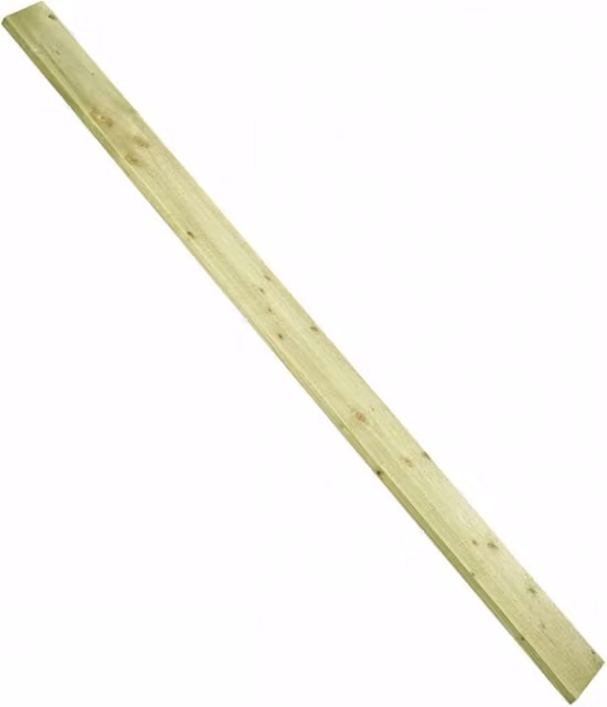Forest Garden Rectangular Wood Gravel Board, Beige, Length: 183 cm