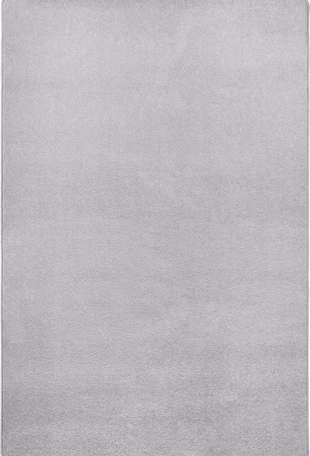 THE RUGS Modern Plain Grey Polypropylene Short Pile Area Rug W: 133 cm, D: 195 cm
