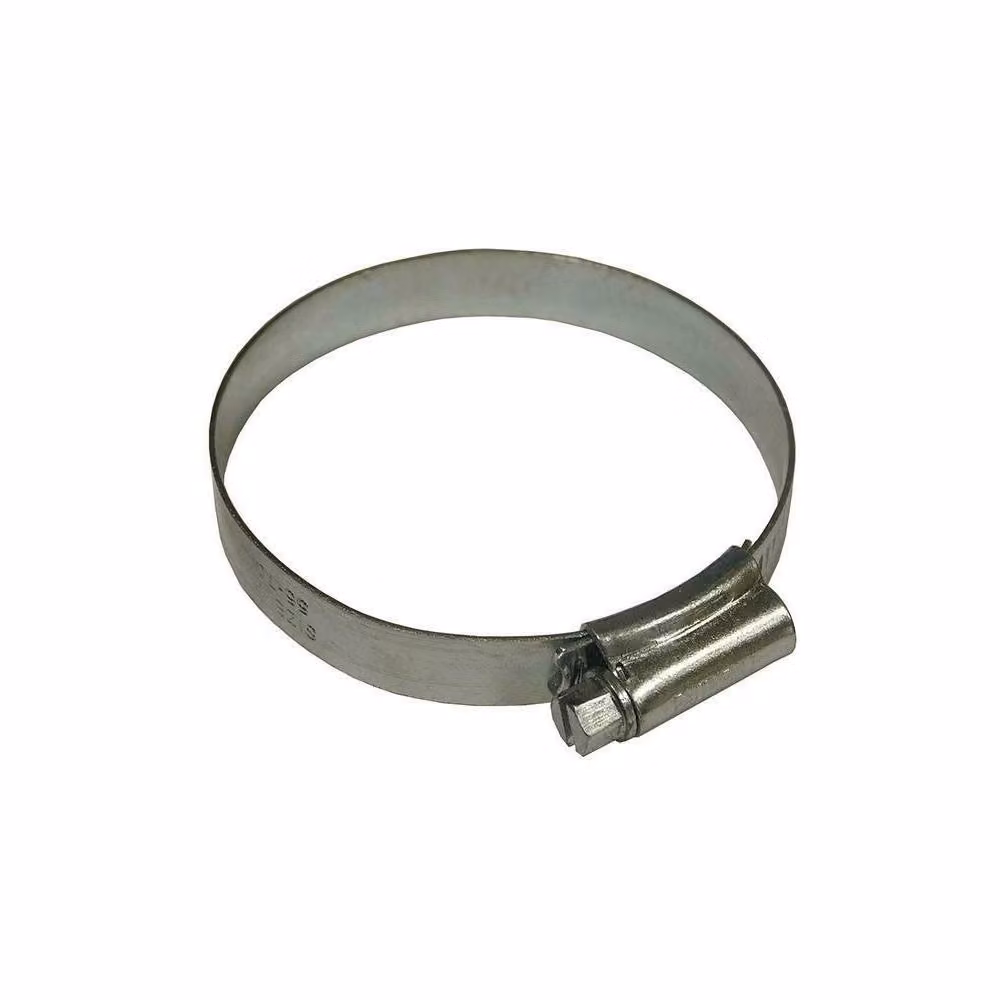 Faithfull 3-Pack Galvanised Steel Hose Clips in Silver, 60-80mm – 2