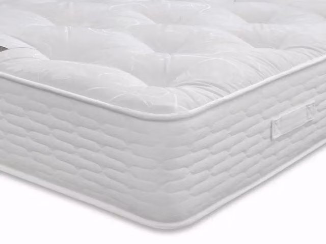 ASC Linden Pocket 1000 Euro Size Mattress, White, W: 160 cm, D: 200 cm