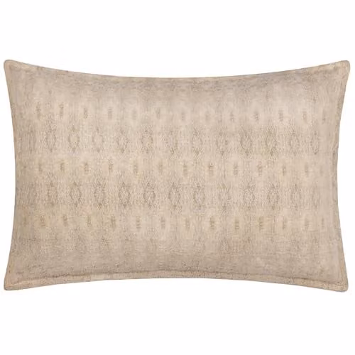 Yard Ramas Minimalist Rectangular Cotton Cushion in White or Beige, W/D/H: 60 x 40 x 40 cm
