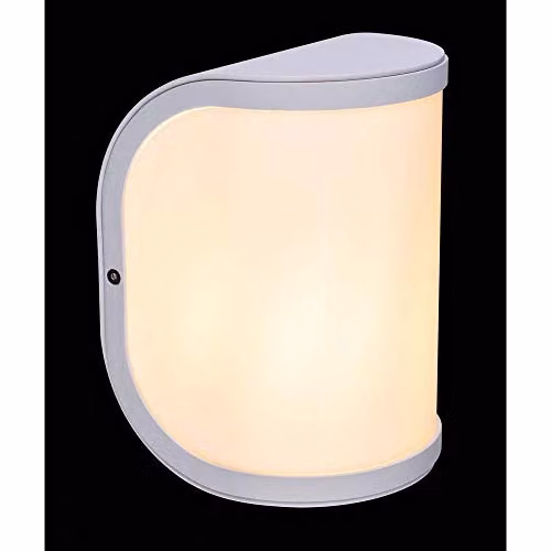 Globo Lighting Segga Modern Outdoor Wall Lamp White Aluminium and Plastic IP44 E27 – 2