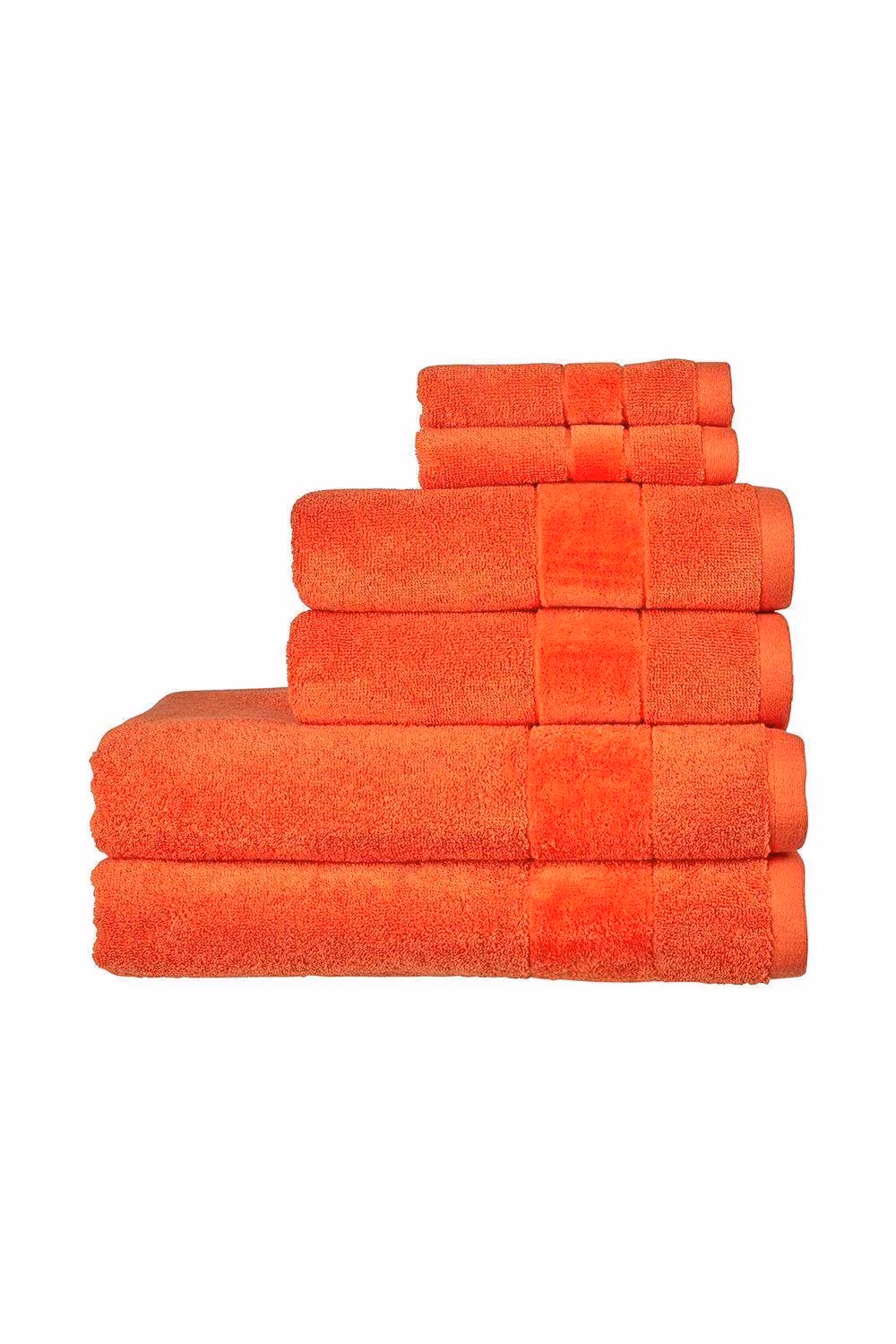 Christy Prism Bold Luxury 100% Turkish Cotton Towel in Orange – 2
