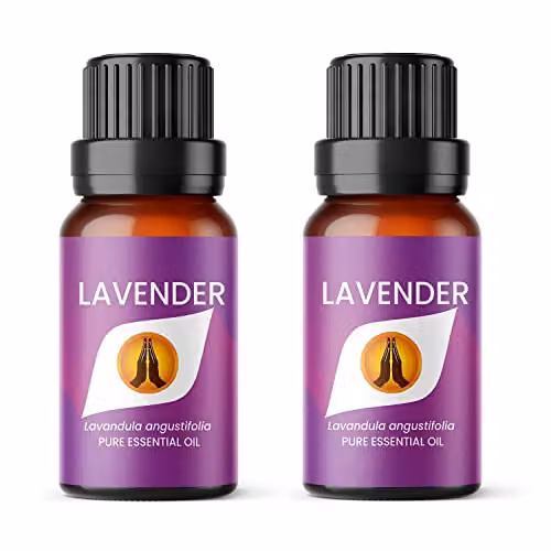 Aroma Energy Lavender Pure Essential Oil, 20ml (2 x 10ml Bottles), Purple – 1