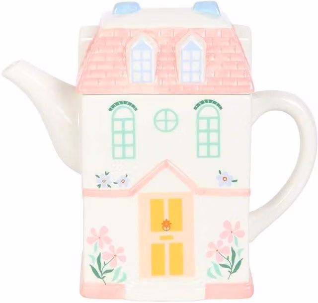 Something Different Floral Ceramic Teapot in Multicolour