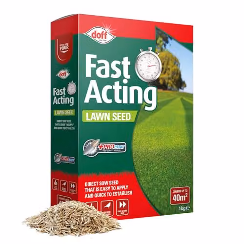 Doff Fast Growing Lawn Seed, 1kg