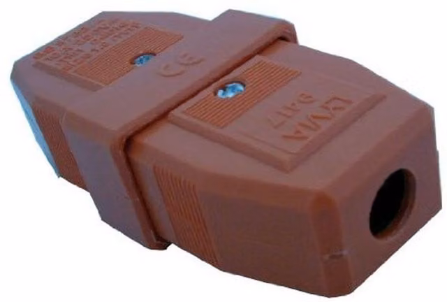 Dencon 10A 2 Pin Orange Nylon Connector