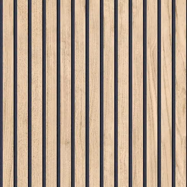 Belgravia Panacea Wood Slats Wallpaper in Beige and Brown
