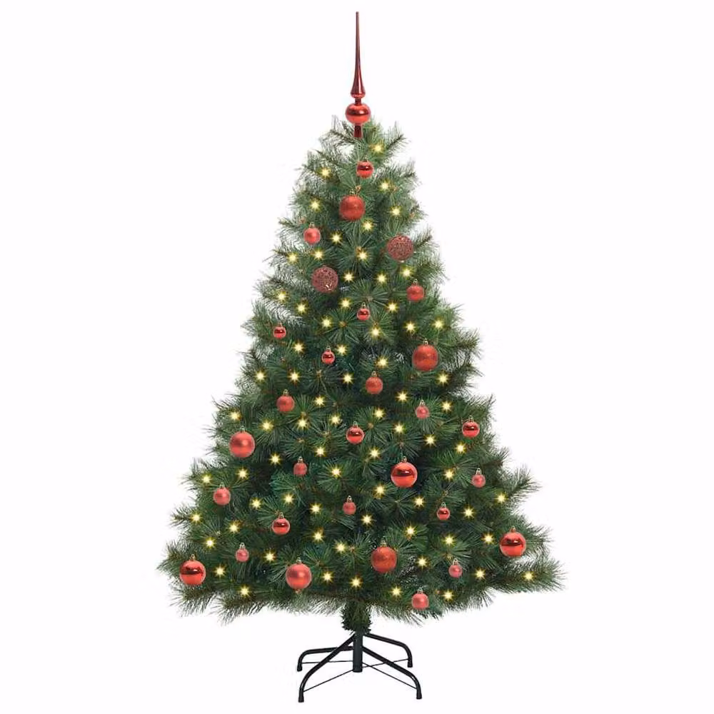 Berkfield Home Artificial Green Christmas Tree with 150 LEDs, Height: 150 cm – 3