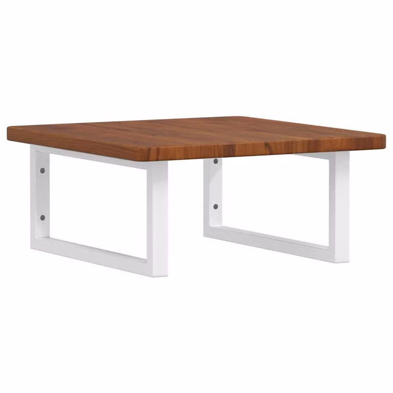 Berkfield Home Wall Mounted Basin Shelf in Brown Oak and Steel
