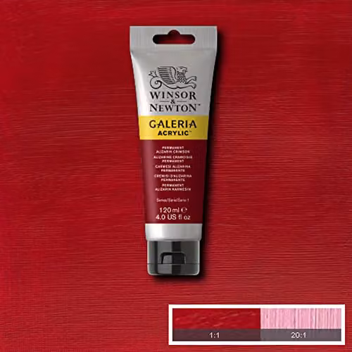 Winsor & Newton Red Acrylic Paint 150 g – 3