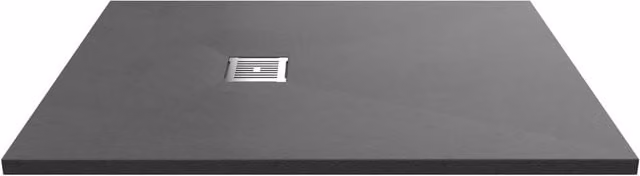 Balterley Slimline Rectangular Mineral Cast Shower Tray, Slate Grey, W: 120 cm, D: 90 cm, H: 3.2 cm – 1