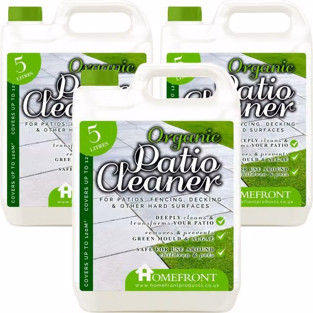 Homefront Chemical Free Patio Cleaner 15L Pet Friendly Formula Transparent