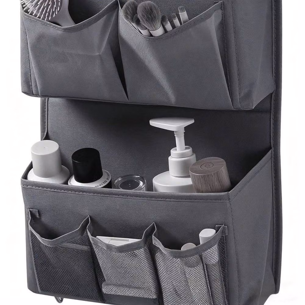 FORGEVIO Space-Saving Hanging Pocket Storage Bag in Grey, White or Black – 3
