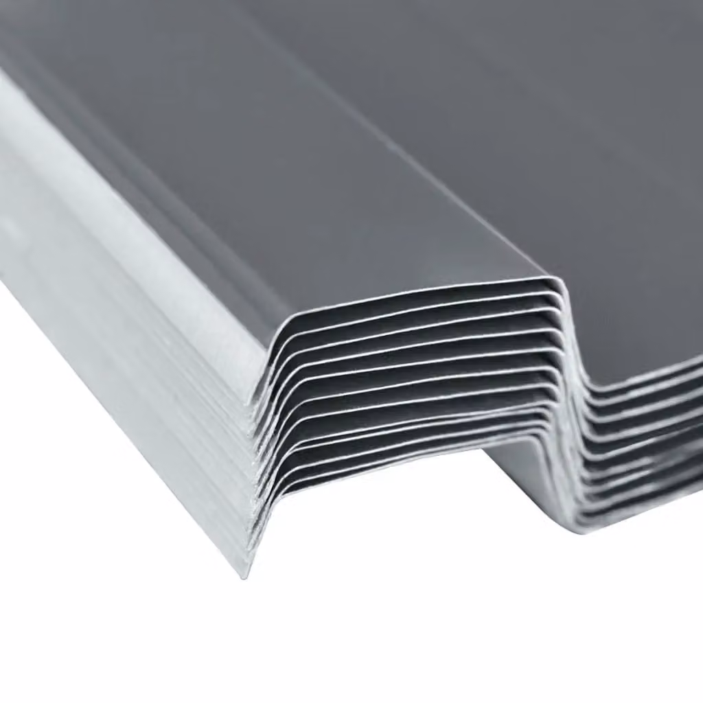 Berkfield Home 12-Piece Galvanised Steel Roof Panels in Grey – 3