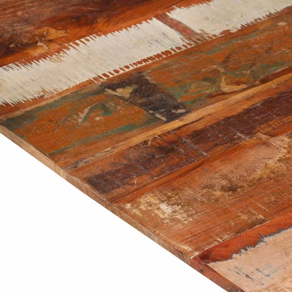 Berkfield Home Square Table Top in Brown Reclaimed Wood, W/D: 80 x 80 cm – 5